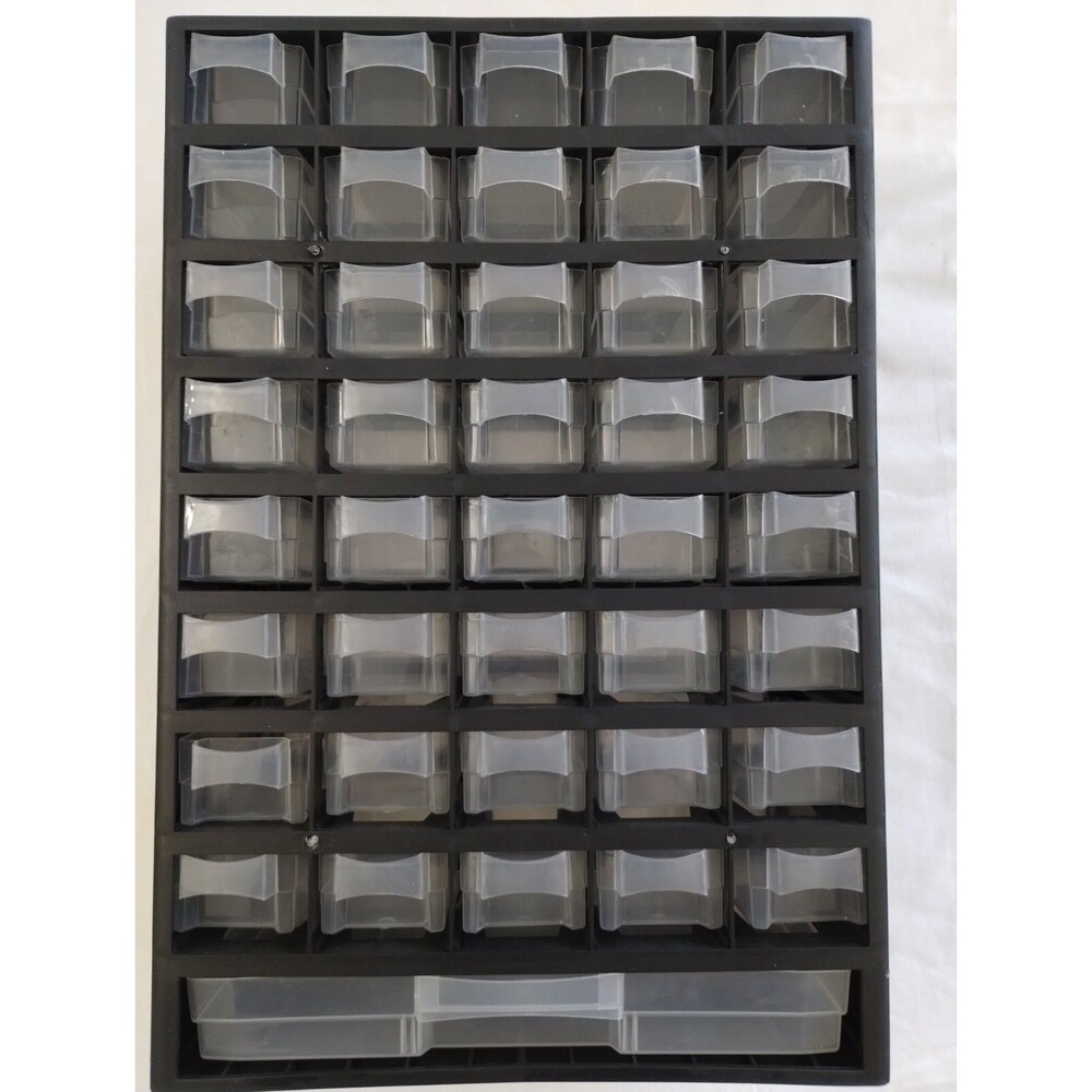 Store House 40 Bin Organizer w/ Full Length Drawer & Removable Bins - {I} - Picture 3 of 10